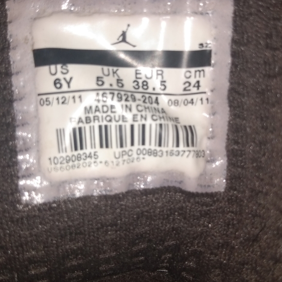 JORDAN FLIGHT 45s size 6y - Picture 6 of 8